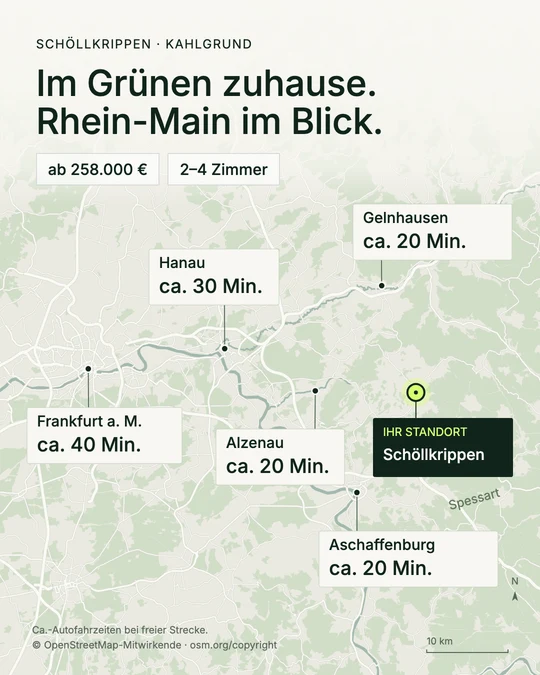 Schoellkrippen-Feed: Lage und Umgebung